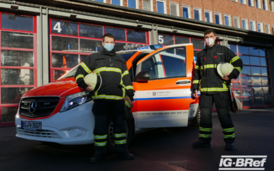 Praktischer Verbandführer-Abschnitt bei der Berufsfeuerwehr Braunschweig